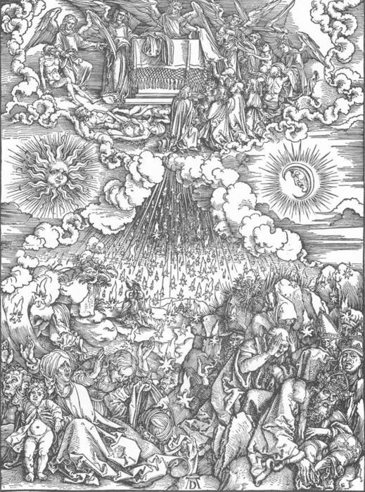 Die Offenbarung Des Heiligen Johannes: 5. Öffnung Des Fünften Und Sechsten Siegels — Albrecht Dürer