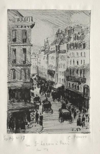 Rue Saint-lazare, Paris — Camille Pissarro