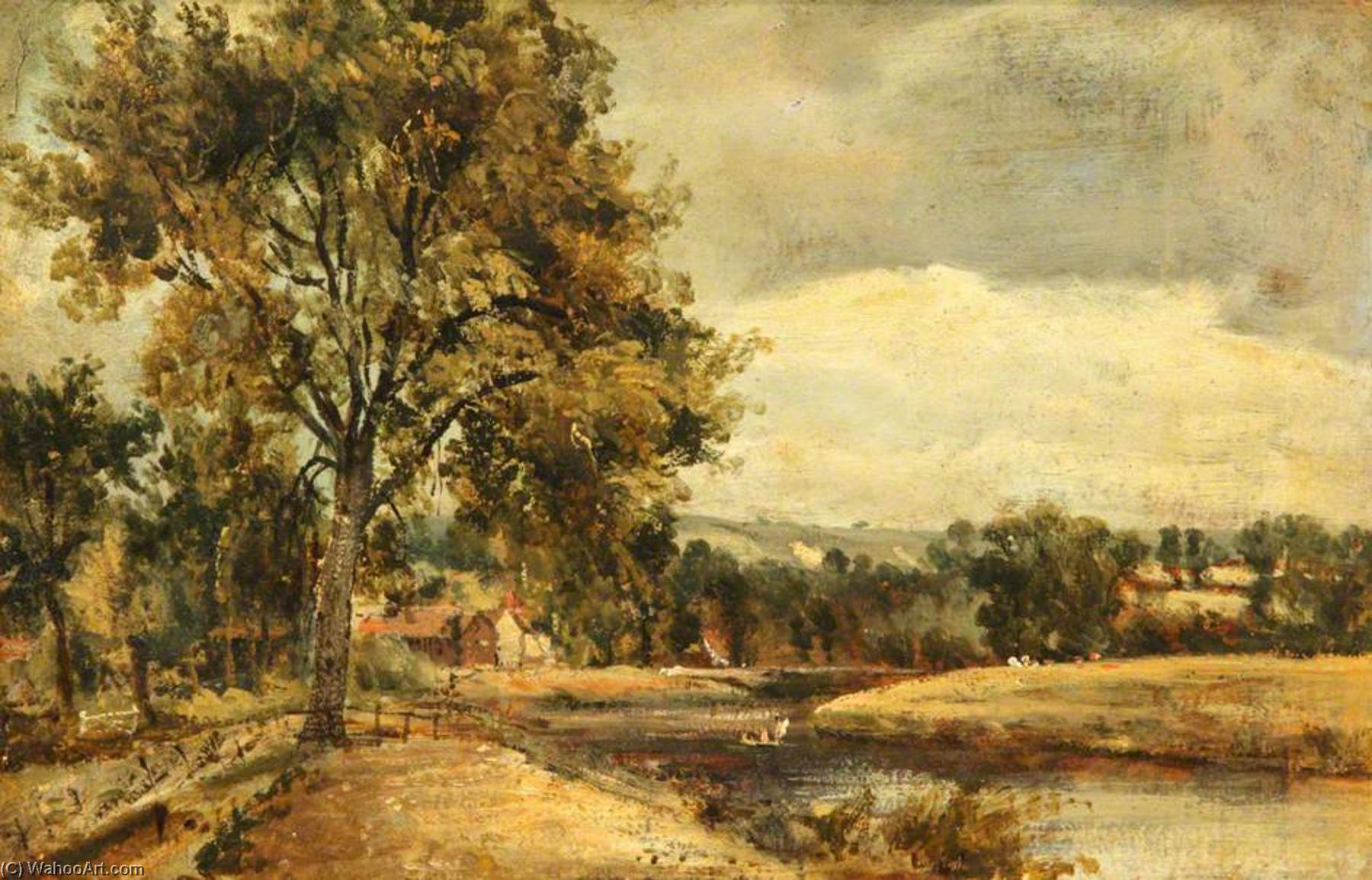 A Riverside — Frederick Waters Watts
