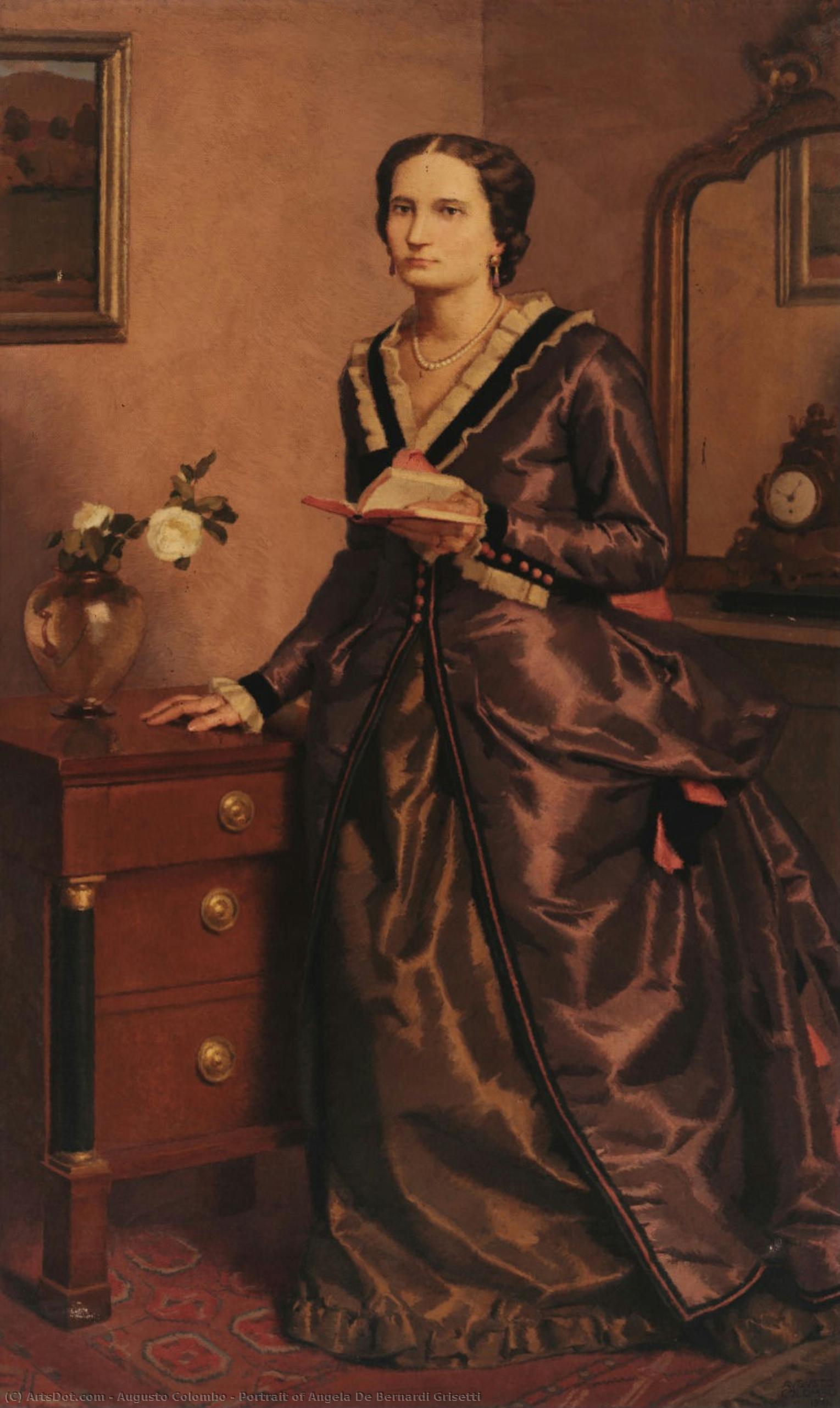 Portrait Of Angela De Bernardi Grisetti — Augusto Colombo