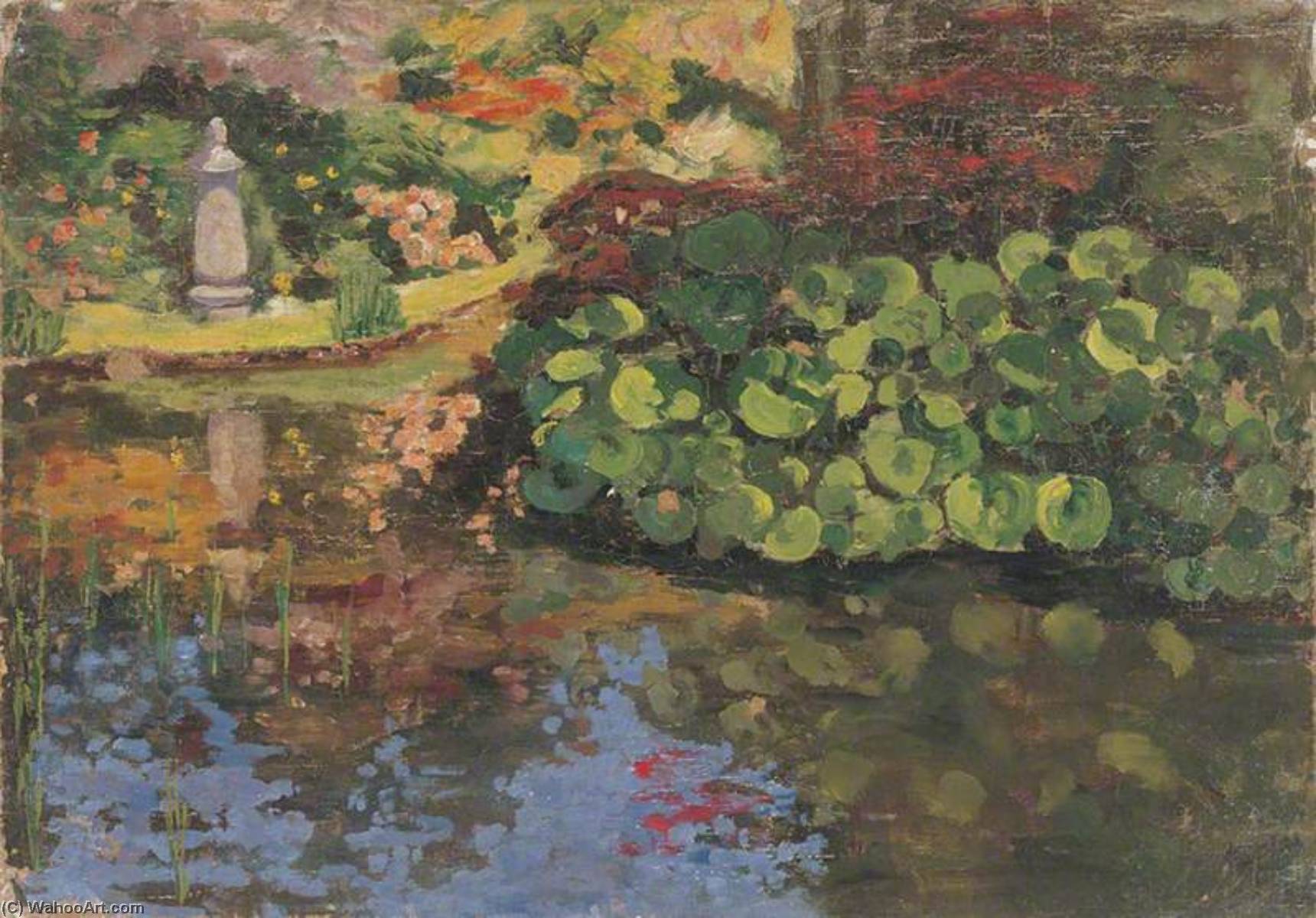 The Lily Pond At Coombe Place, Surrey — Winston Spencer Churchill