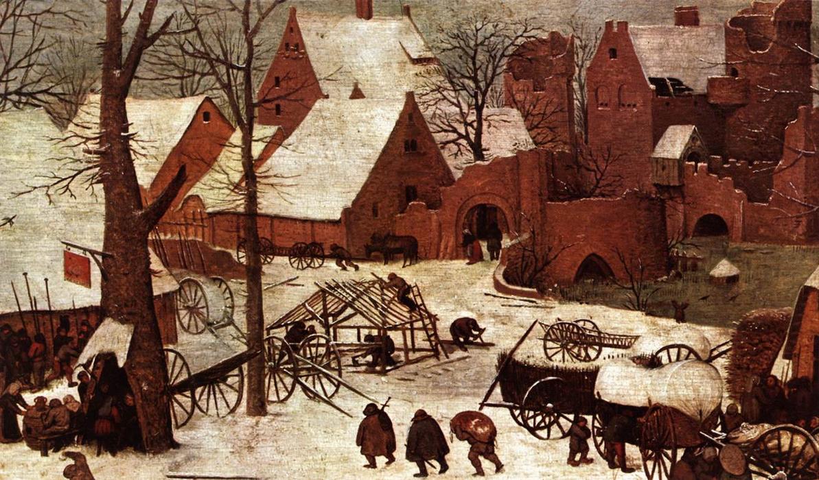 El Censo De Betleém — Pieter Bruegel El Viejo