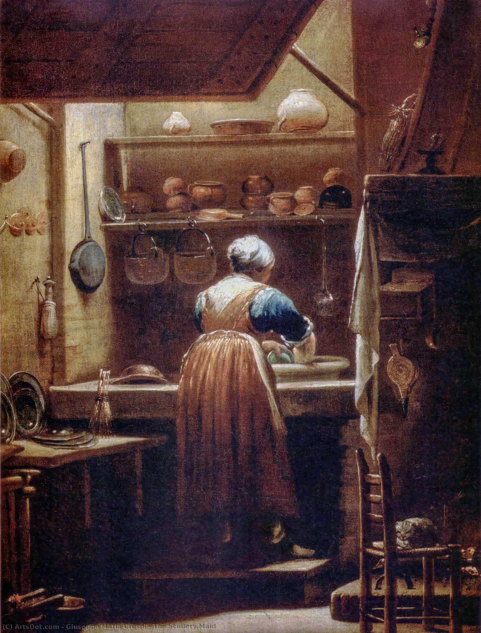 The Scullery Maid — Giuseppe Maria Crespi