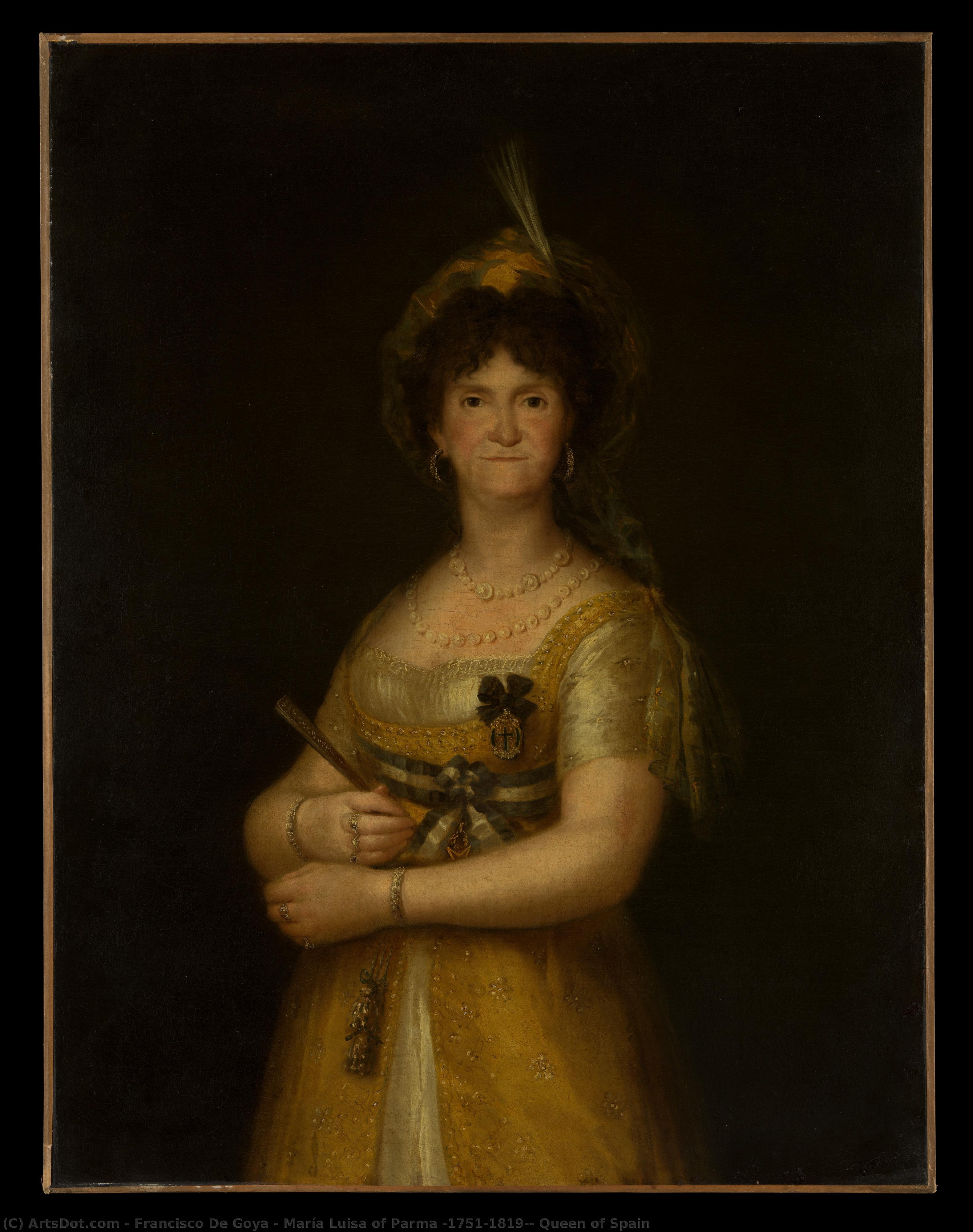María Luisa Von Parma (1751–1819), Königin Von Spanien — Francisco José De Goya Y Lucientes