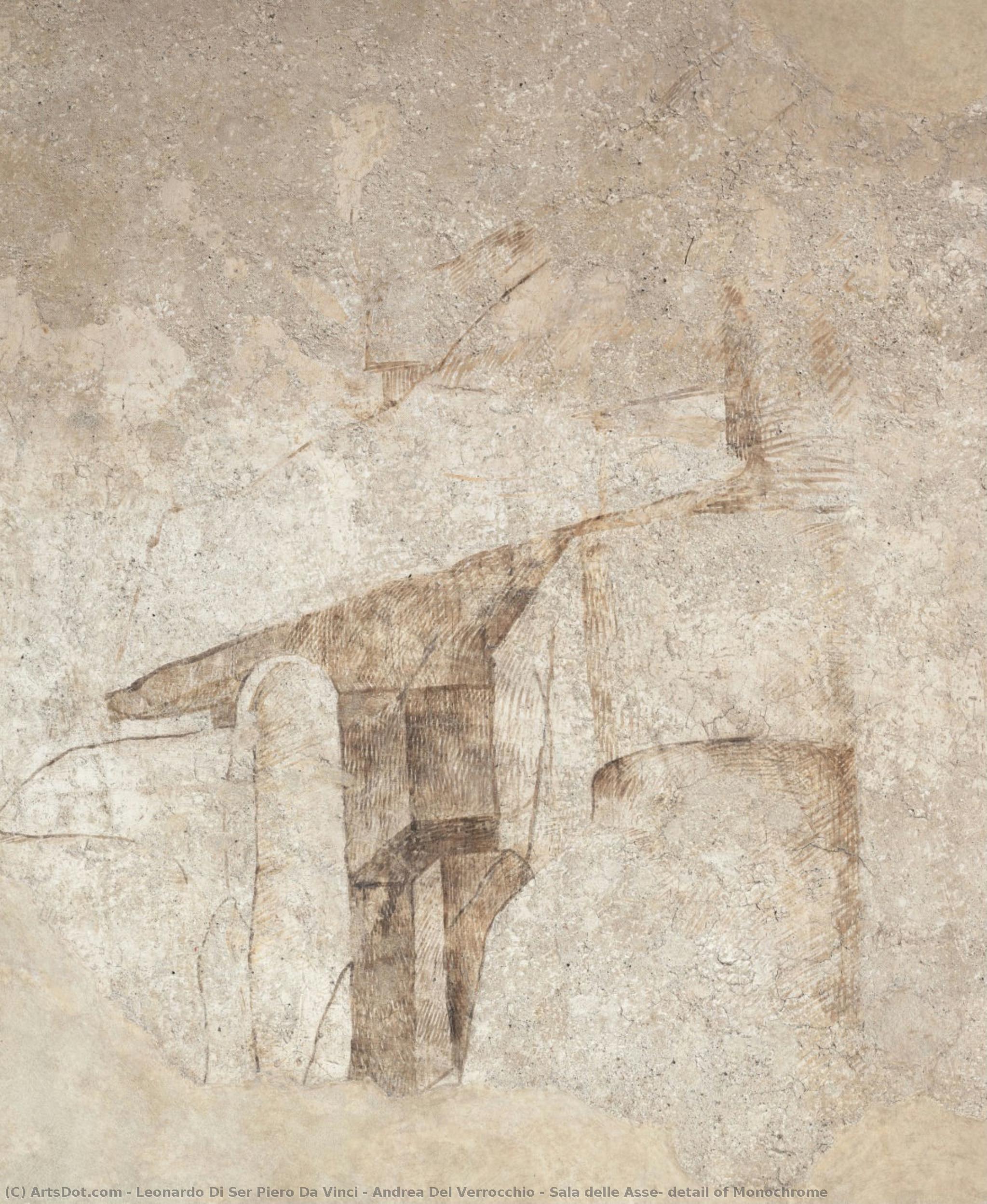 Sala Delle Asse, Detail Of Monochrome — Leonardo Da Vinci Und Andrea Del Verrocchio