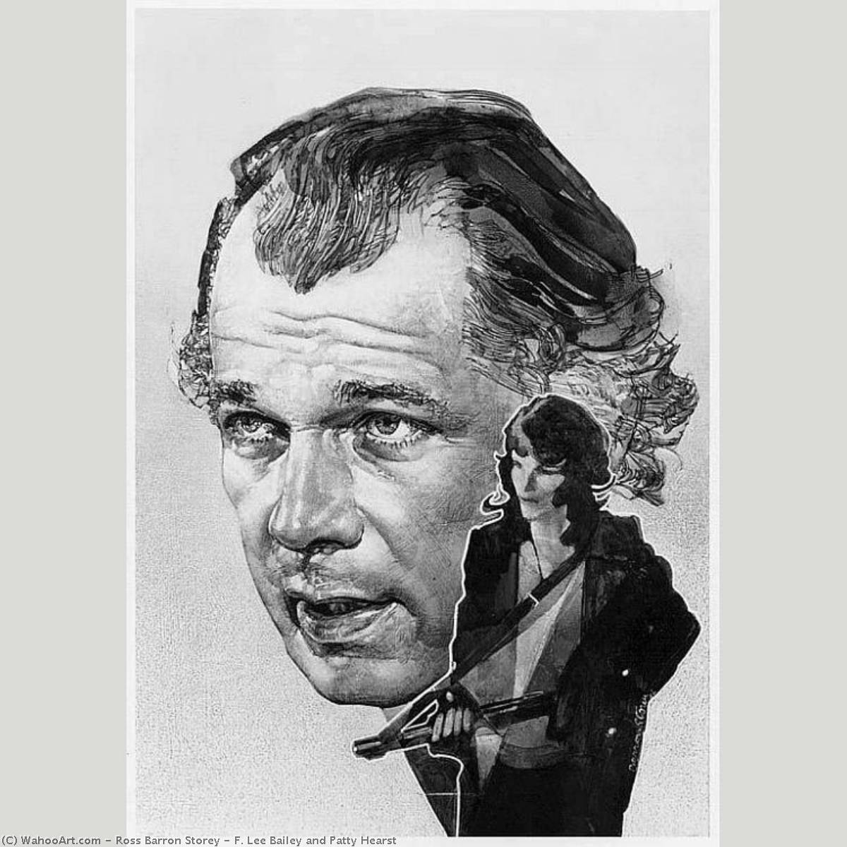 F. Lee Bailey And Patty Hearst — Ross Barron Storey