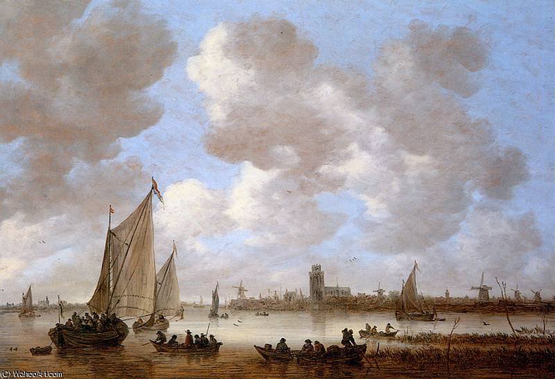 View On Dordrecht Sun — Jan Josephszoon Van Goyen