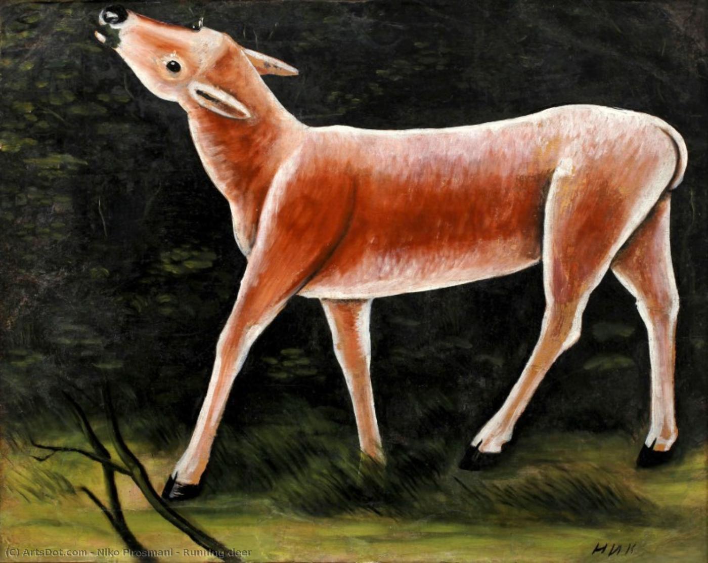 Running Deer — Niko Pirosmani
