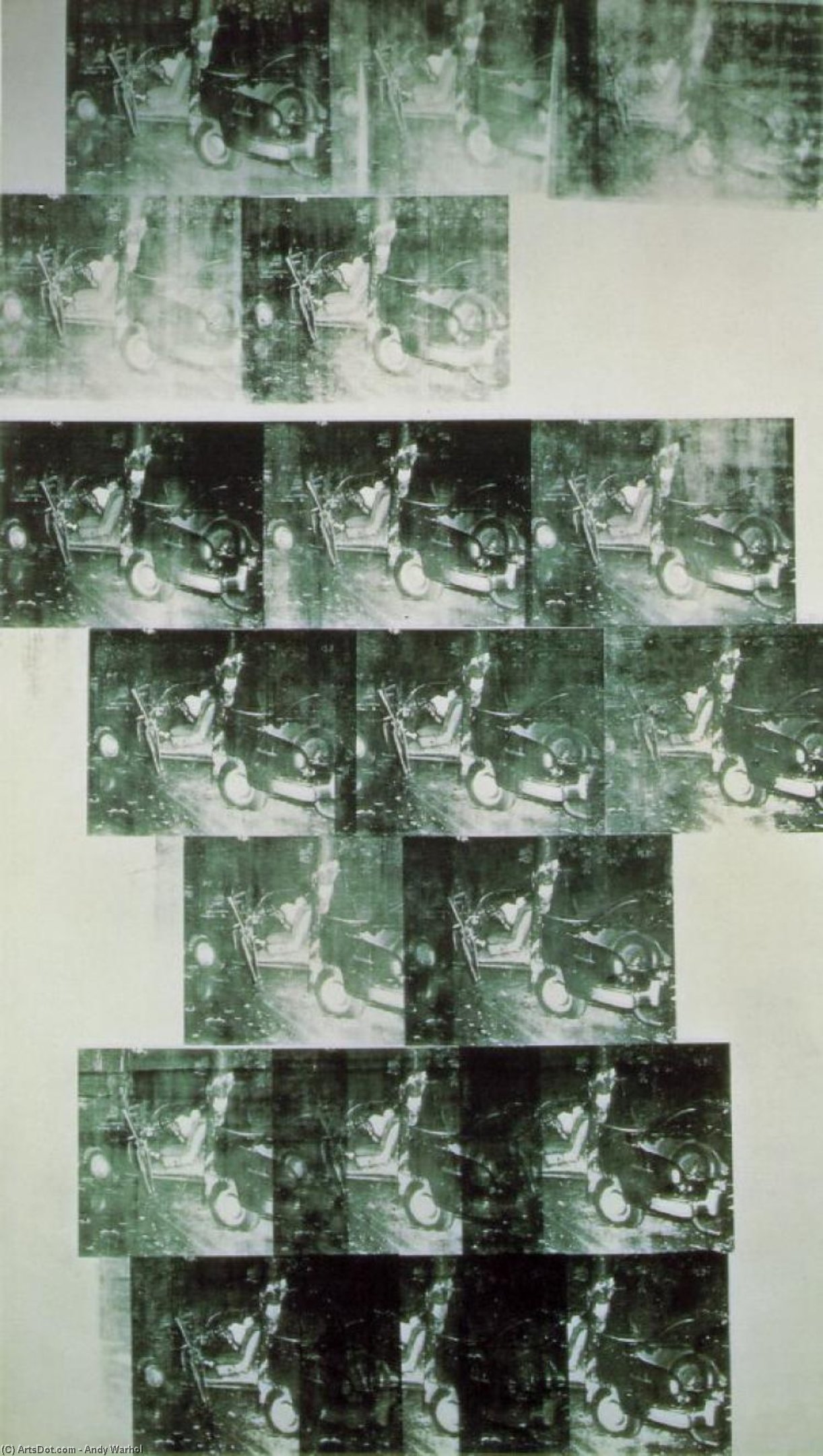 White Car Crash 19 Times, Private — Andy Warhol