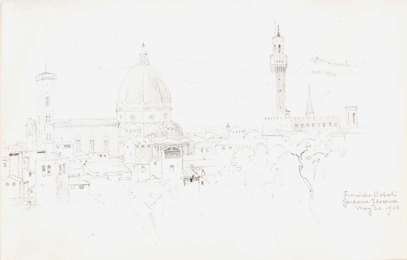 From The Boboli Gardens, Florence — George Elbert Burr