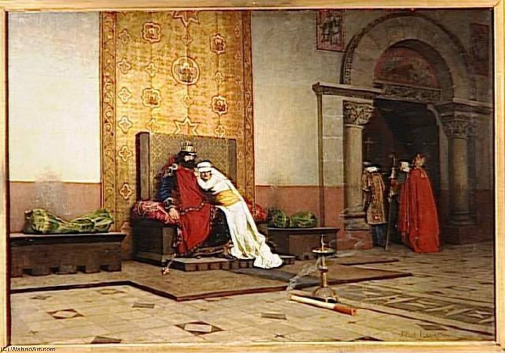 L'excommunication De Robert Le Pieux — Jean-paul Laurens