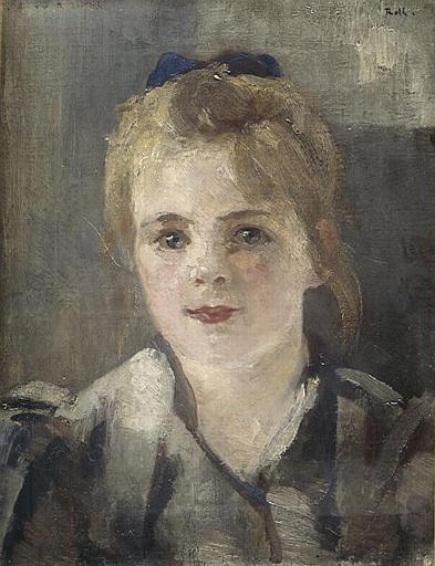 Portrait De Jeune Fille — Alfred Philippe Roll