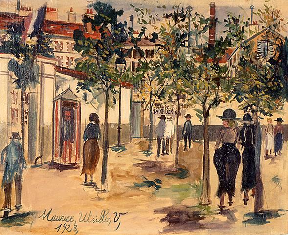 Distillery Of Saint-denis — Maurice Utrillo