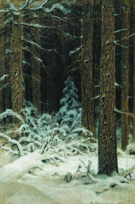 In Winter — Ivan Ivanovich Shishkin