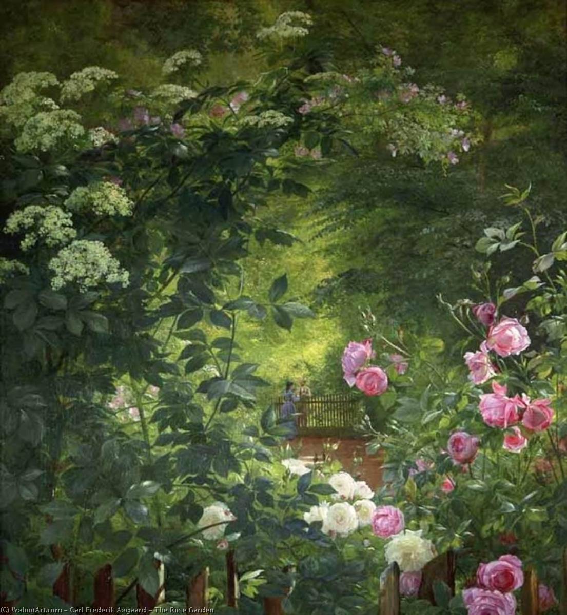 The Rose Garden — Carl Frederik Peder Aagaard