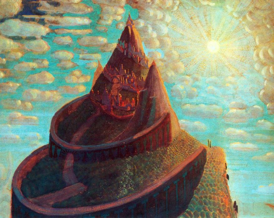 Castle (castle Fairy Tale) — Mikalojus Konstantinas Čiurlionis