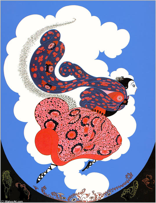 The Pursuit Of Flore — Erté