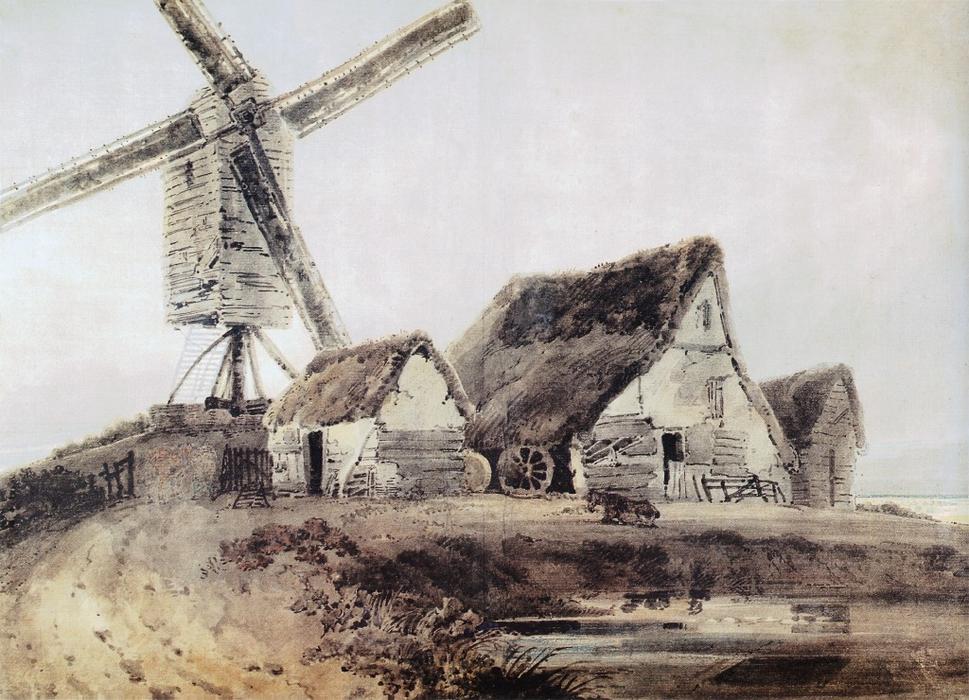 Mill In Essex — Thomas Girtin