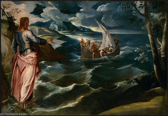 Christ At The Sea Of Galilee, C. Ngw — Jacopo Tintoretto