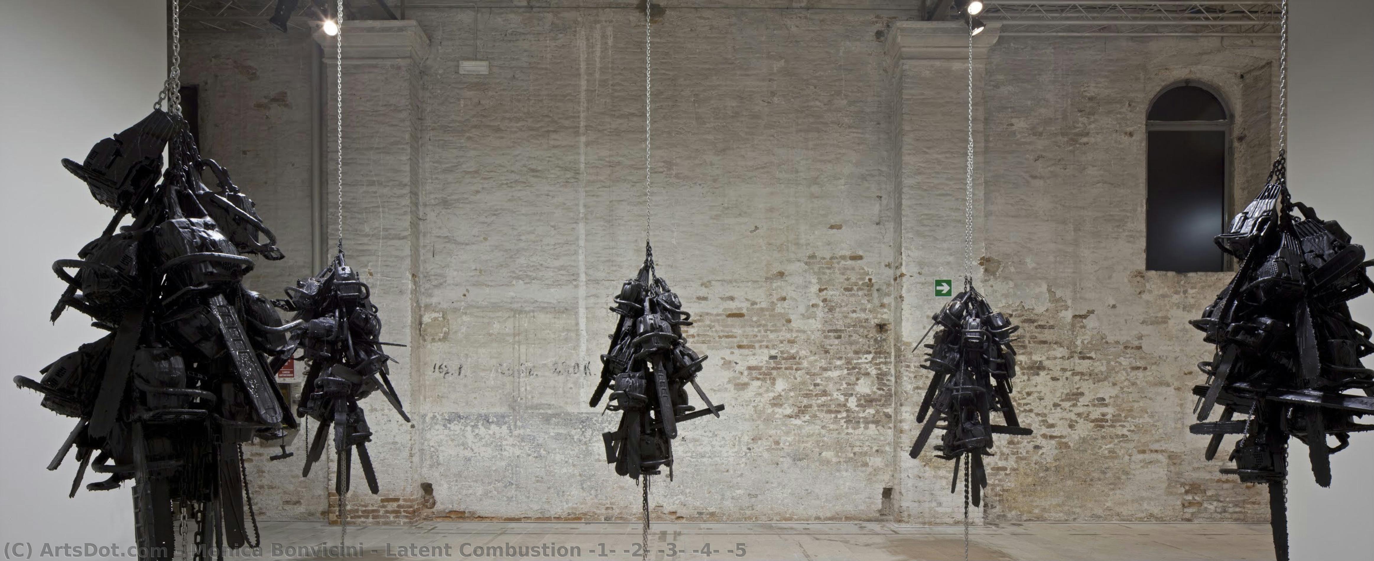 Latent Combustion #1, #2, #3, #4, #5 — Monica Bonvicini