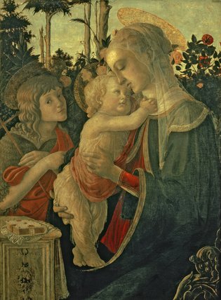 Madonna And Child With St. John The Baptist - — Sandro Botticelli