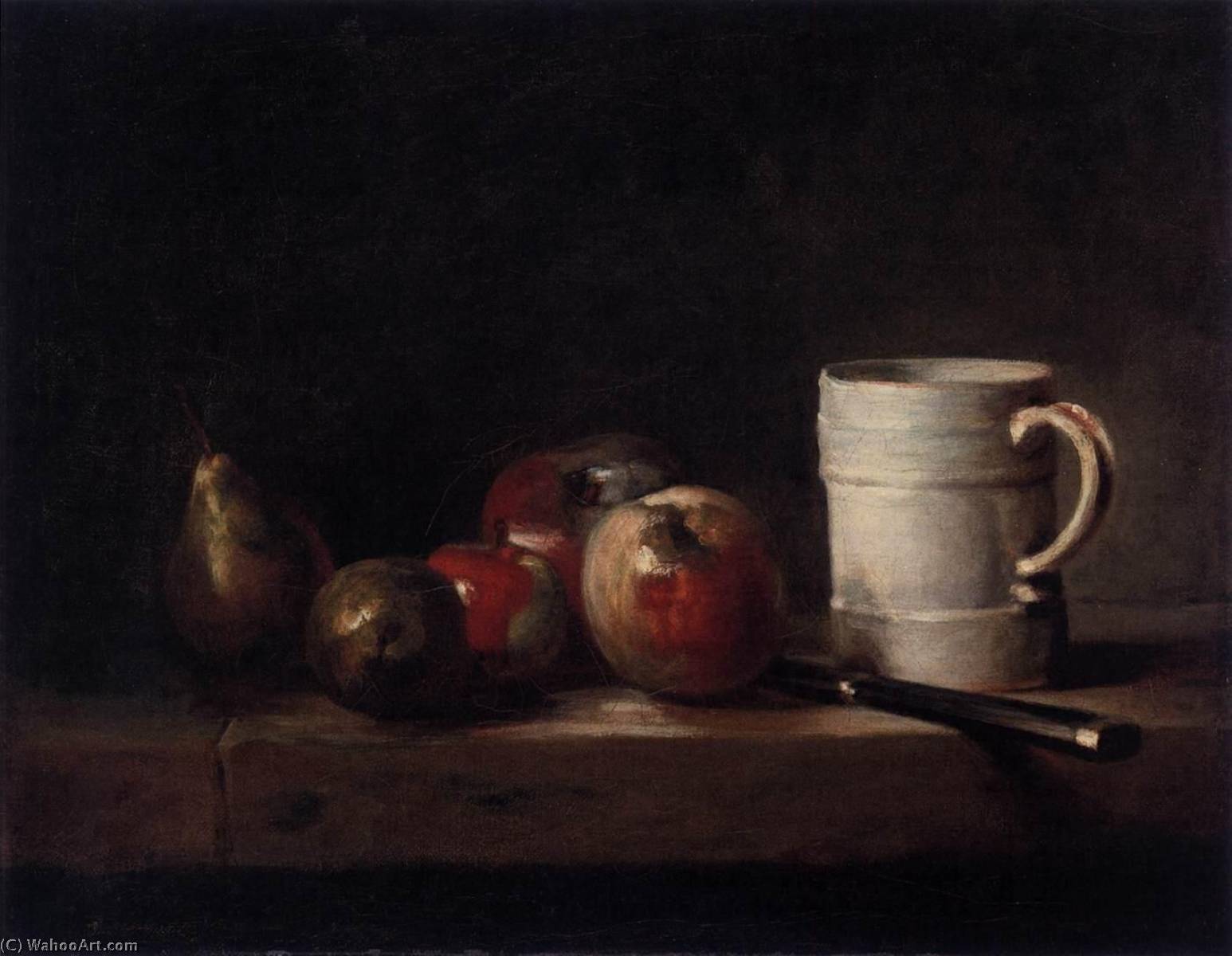 Still Life With A White Mug — Žan Batist Simeon Šarden