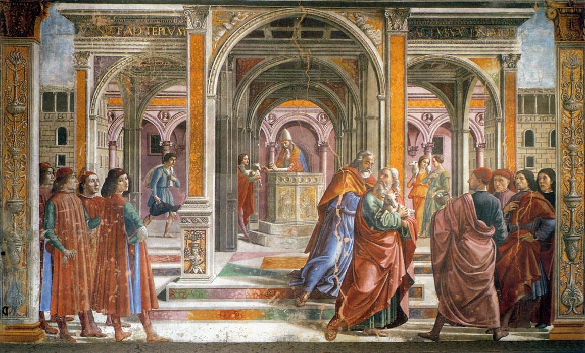 Expulsion Of Joachim From The Temple — Domenico Ghirlandaio