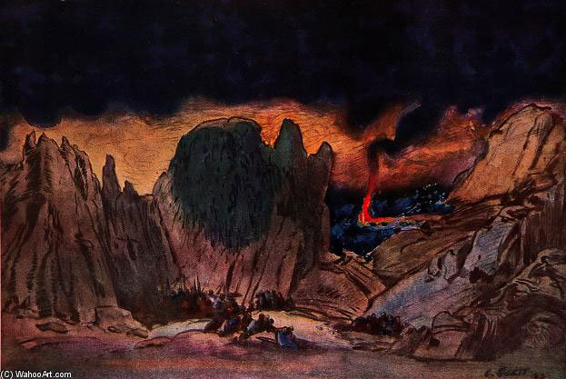 A Design For The Production Of Phaedre At The Theatre National De L'opera — Lev Samoilovich Bakst