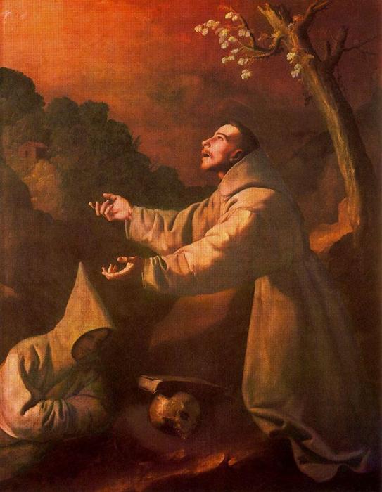 Estigmatización De San Francisco — Francisco De Zurbarán