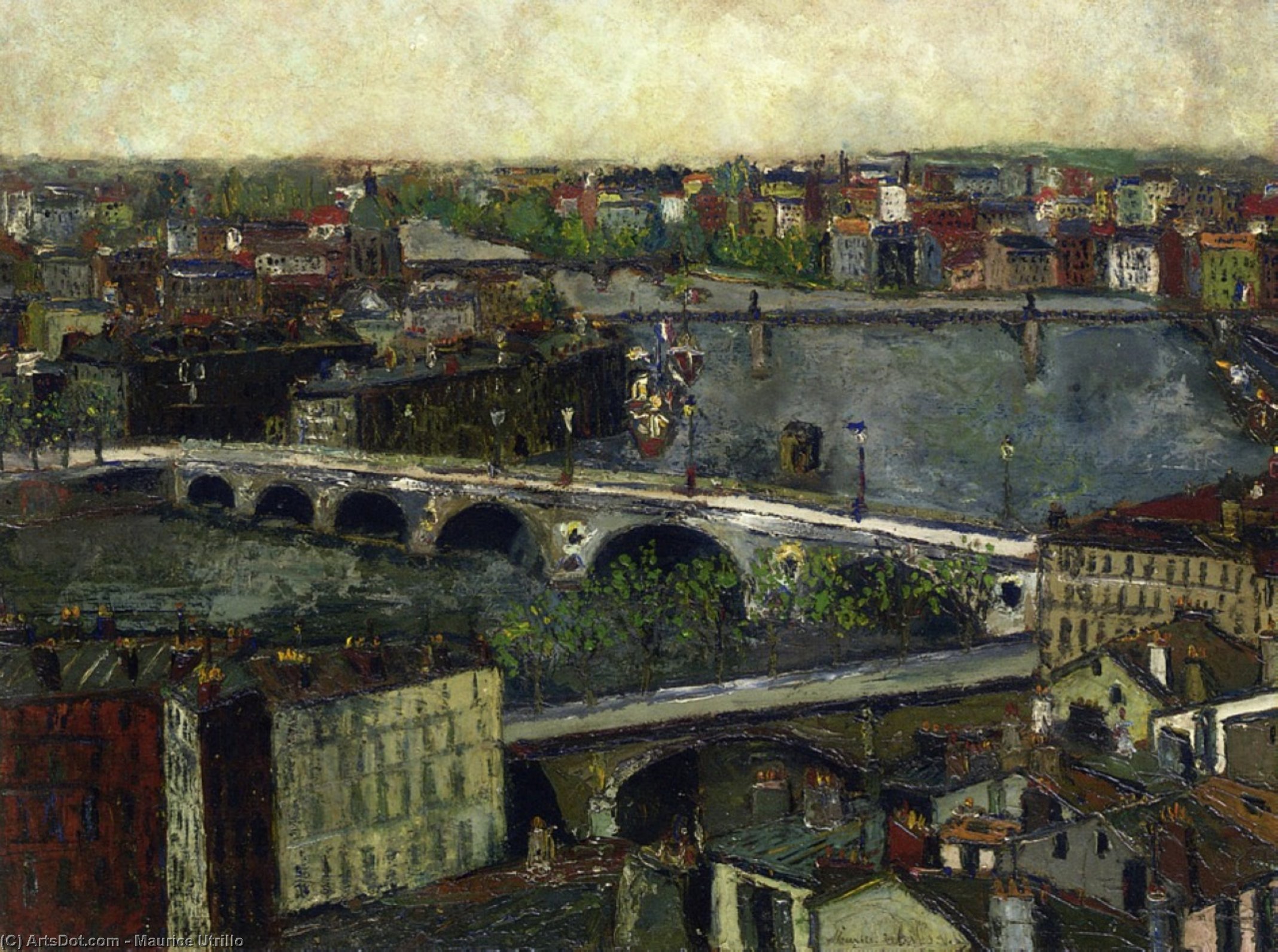 The Bridges Of Toulouse — Морис Утрилло