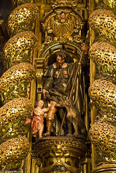 Saint Roch, Hospital De La Caridad — Pedro Roldán