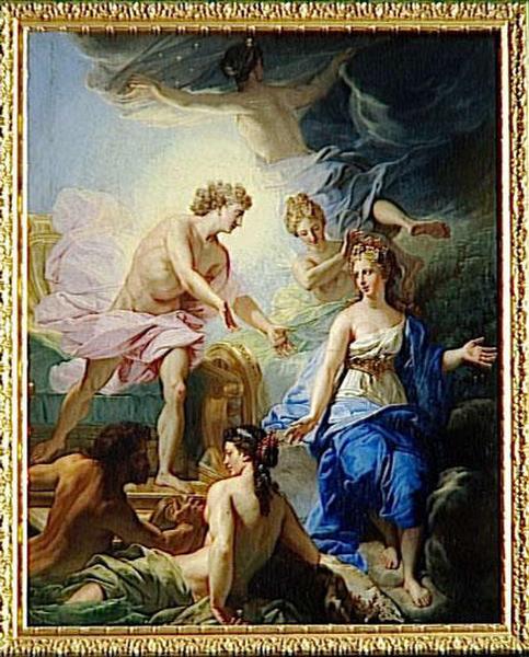 Apollon Sur Son Char Se Presente A Thetys — Jean Baptiste Jouvenet
