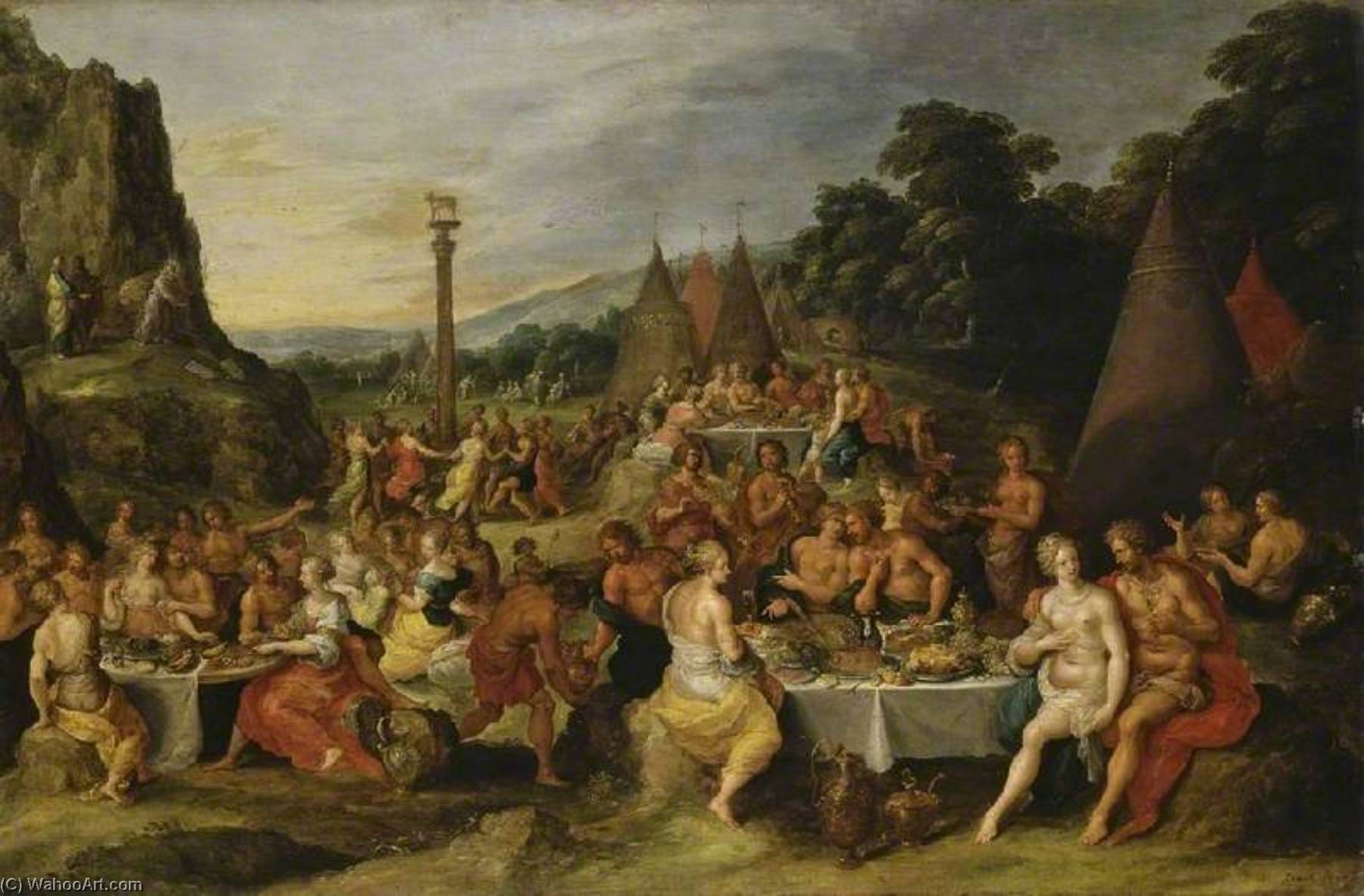 The Worship Of The Golden Calf — Frans Iii Francken