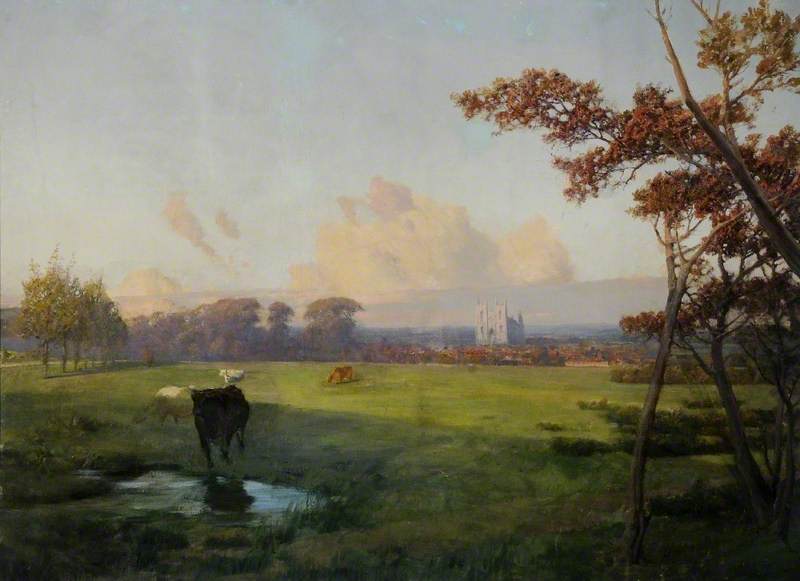 Panoramic View Of Beverley, East Riding Of Yorkshire — Thomas Jacques Somerscales