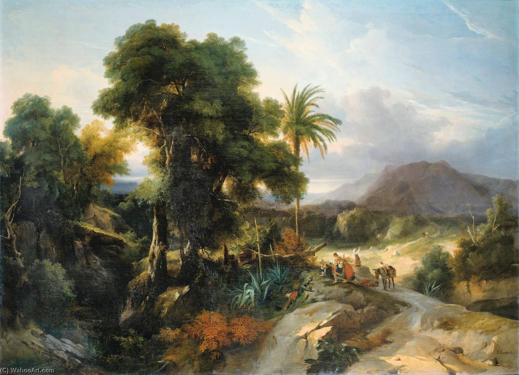 Paysage Animé — Jules Louis Philippe Coignet
