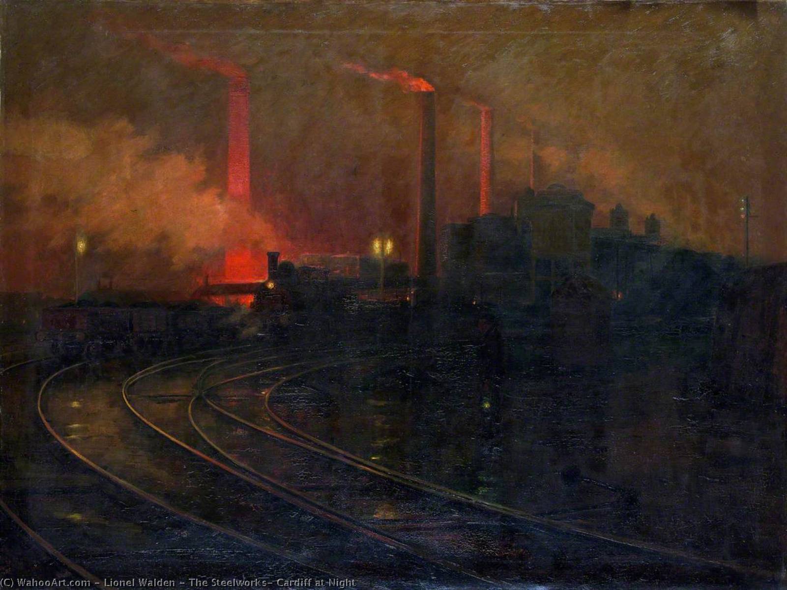The Steelworks, Cardiff At Night — Lionel Walden