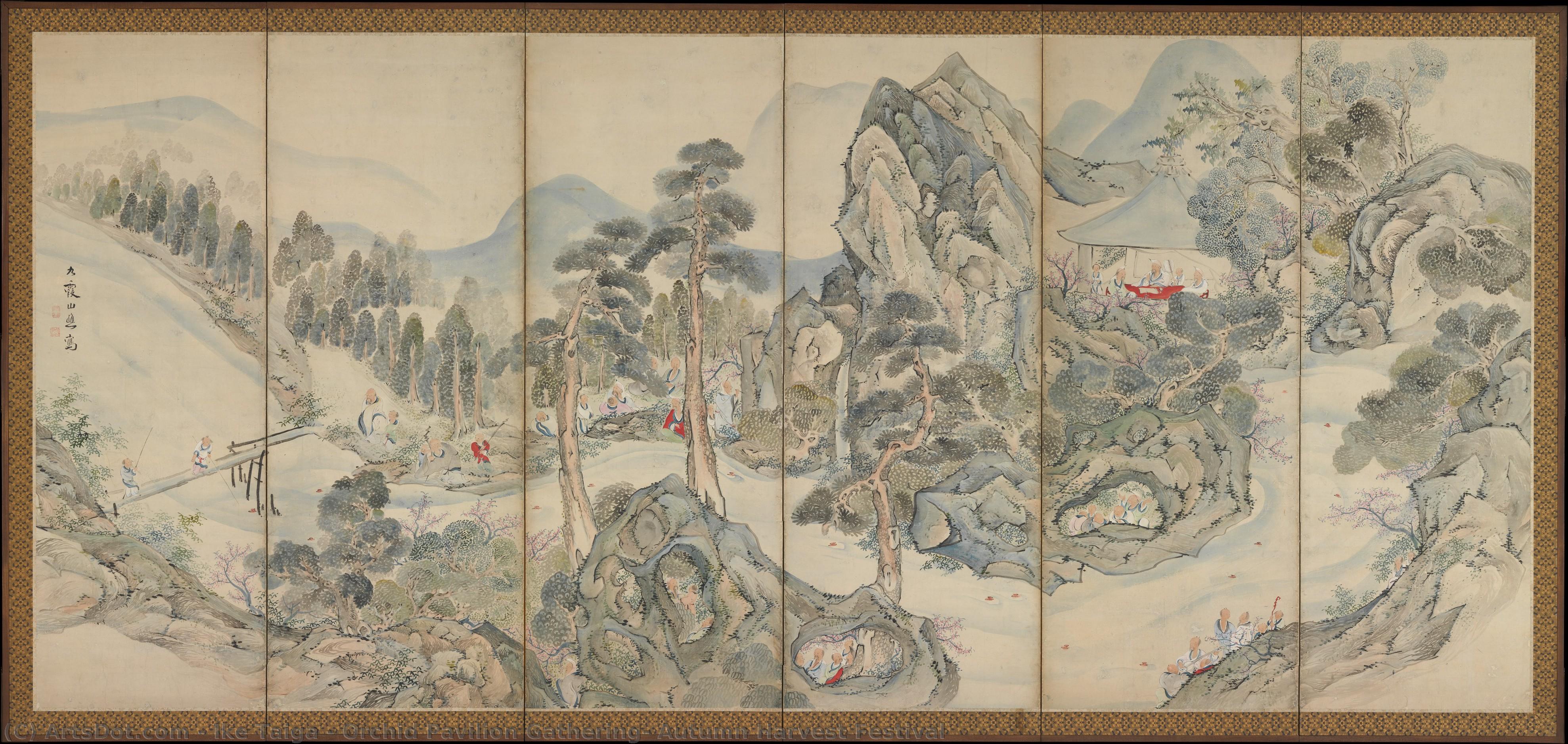 Orchid Pavilion Gathering; Autumn Harvest Festival — Ike Taiga