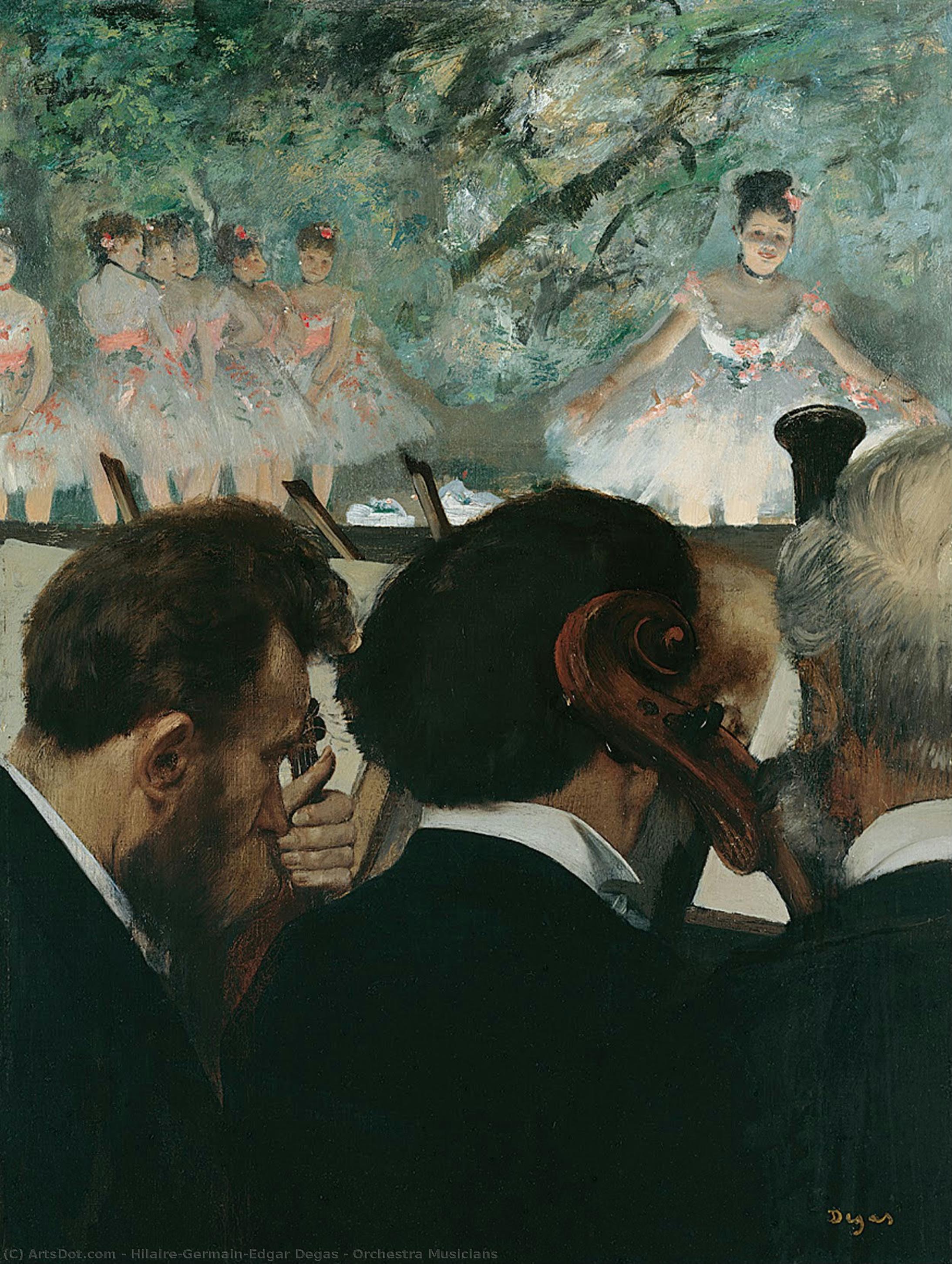 Orchestra Musicians — Hilaire-germain-edgar Degas