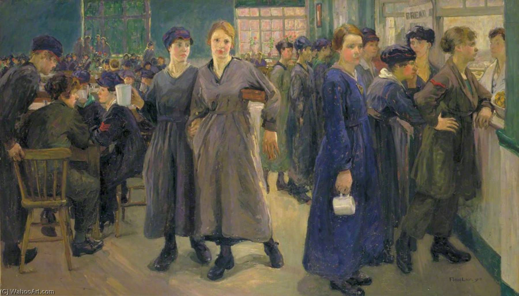 Women's Canteen At Phoenix Works, Bradford — Flora Lion