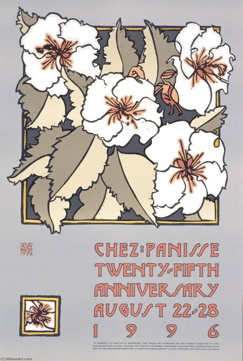Chez Panisse Twenty Fifth Anniversary August 22 28 1996 — David Lance Goines