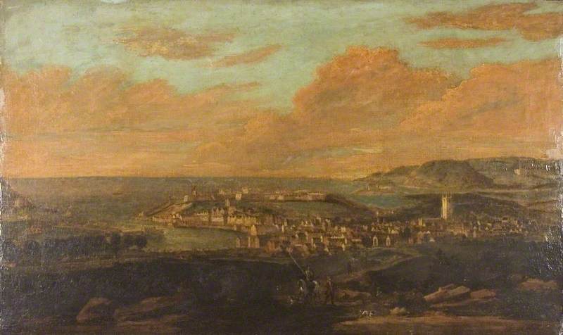A View Of Mount Edgcumbe With Plymouth In The Foreground — Gerard Van Edema