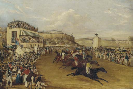 Cardinal Puff Winning The Tradesman's Plate At Chester Races — Francis Calcraft Turner