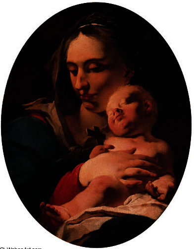 The Madonna And Child — Giambattista Tiepolo