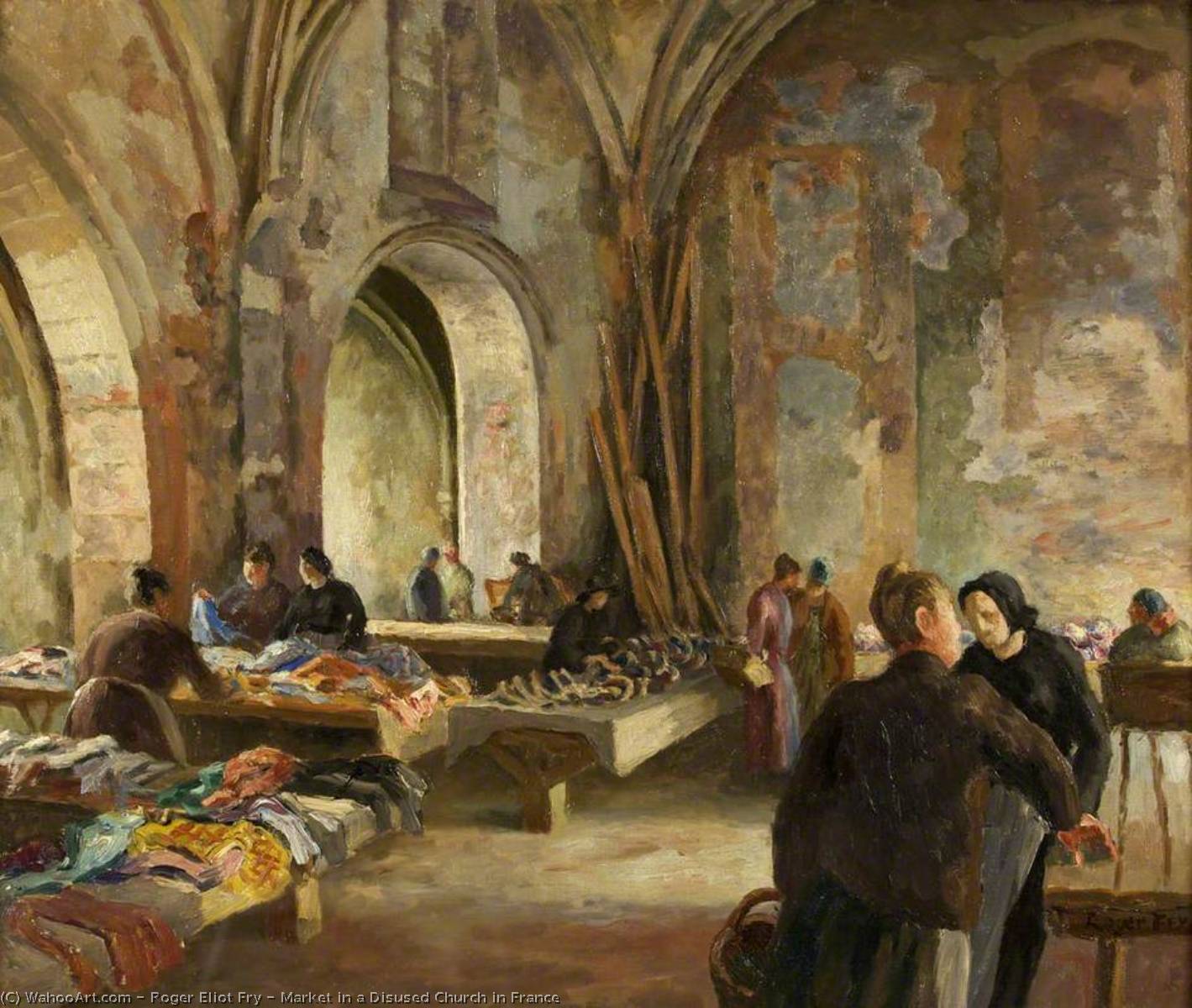 Market In A Disused Church In France — Roderik Eliot Fraj