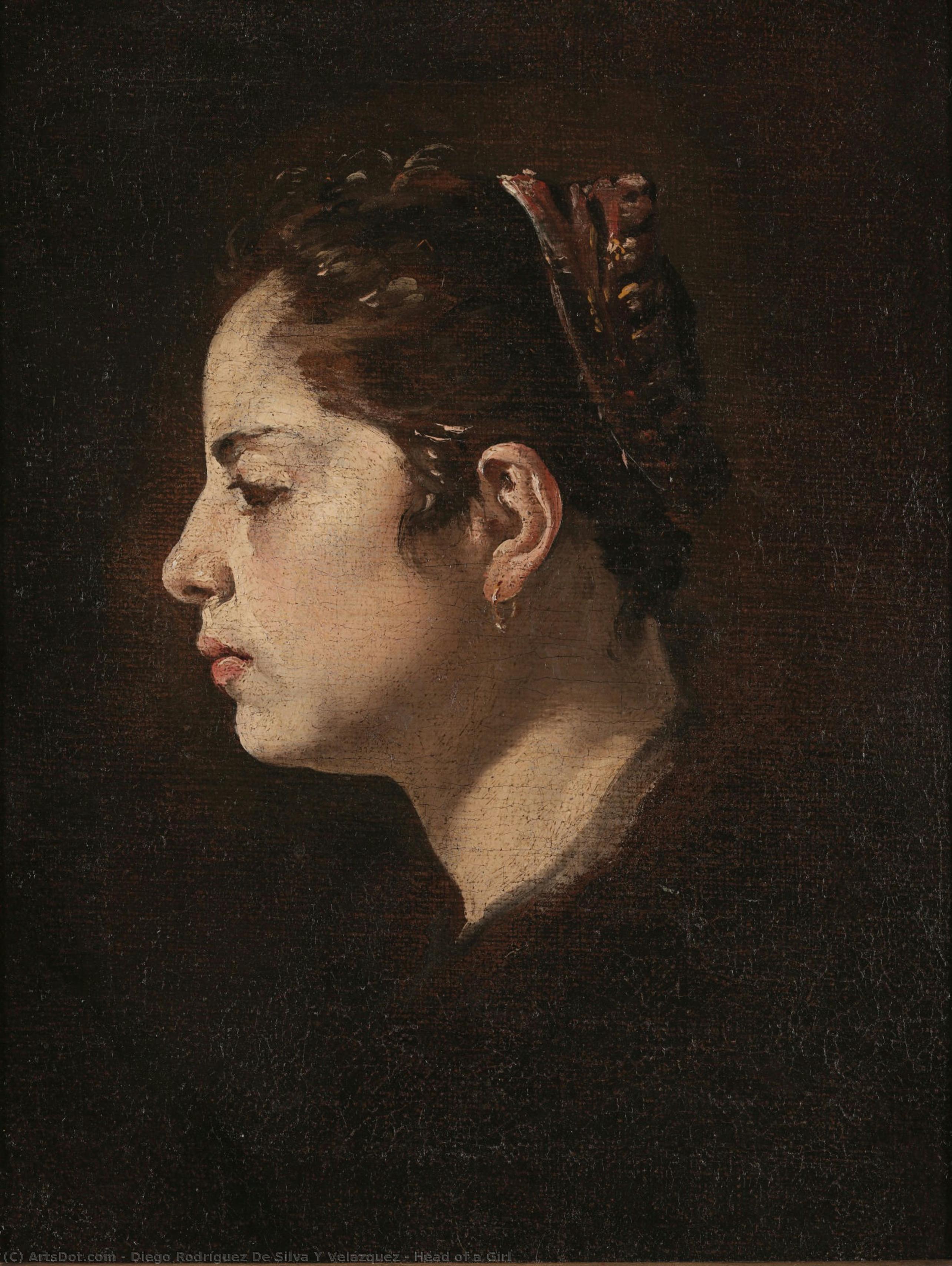Head Of A Girl — Diego Velázquez