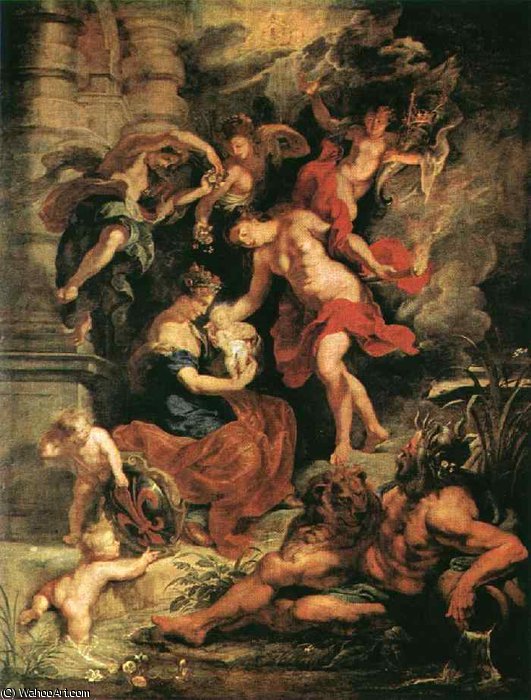 El Nacimiento De María Teresa De Médici — Pedro Pablo Rubens