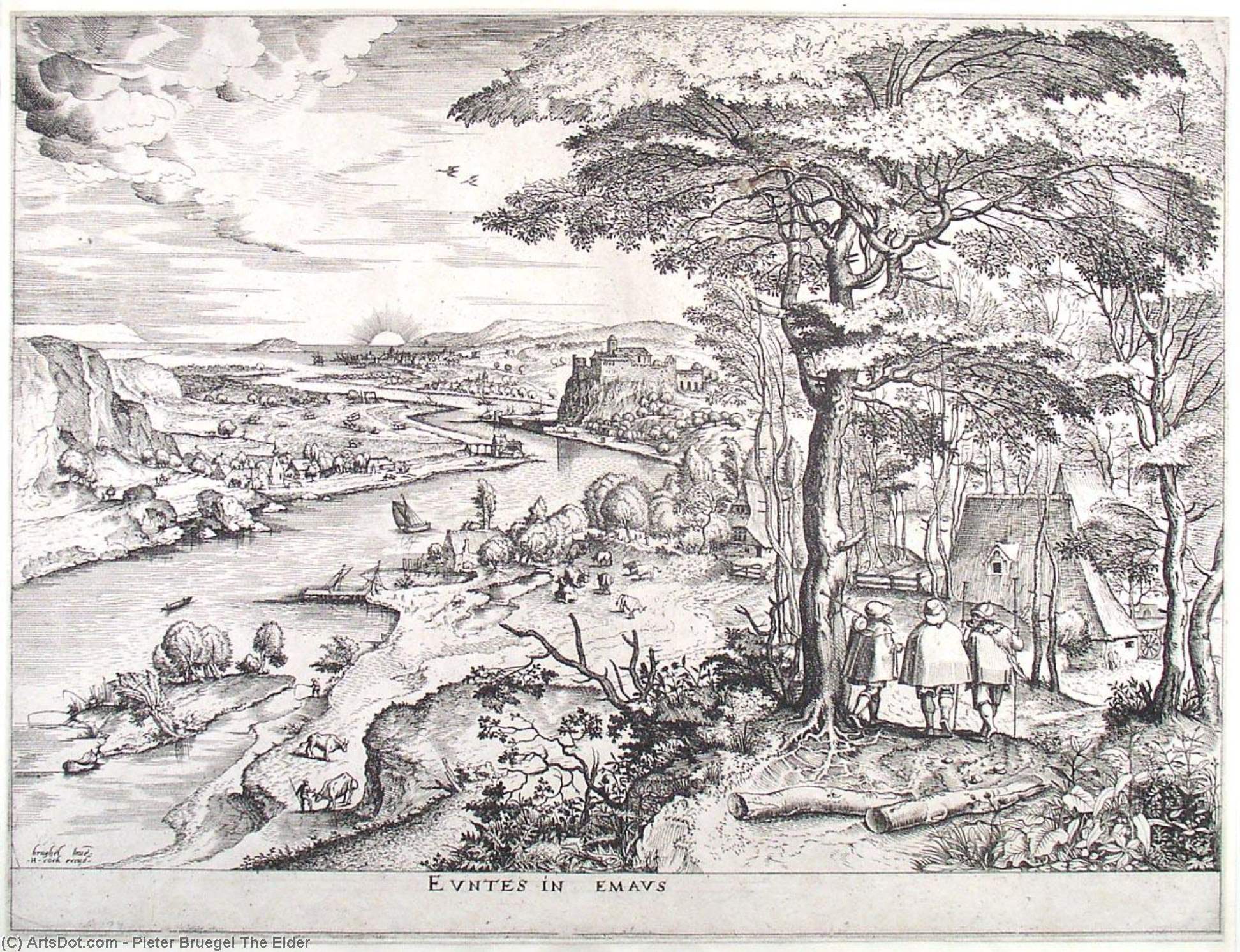 Go Ye Into The Emmaus — Pieter Bruegel The Elder