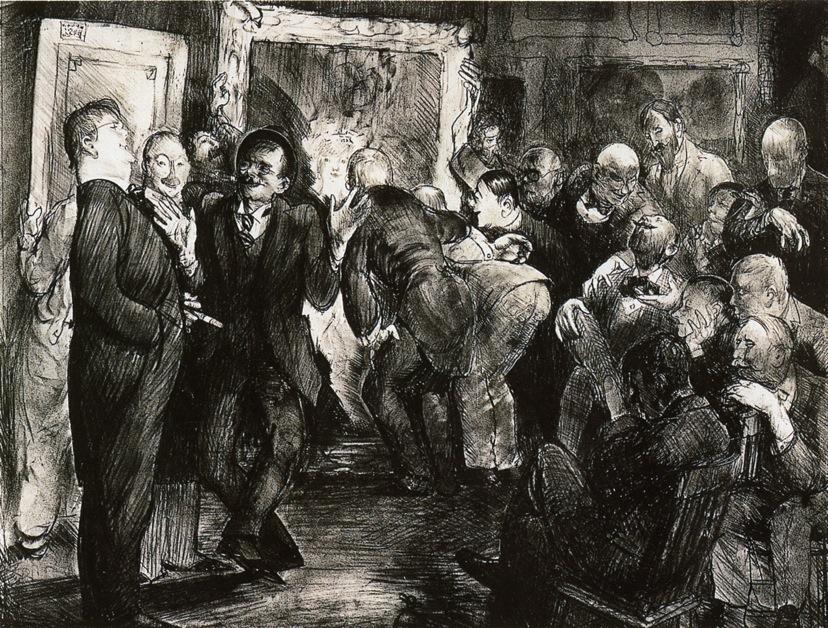 Artist's Judging Works Of Art — George Wesley Bellows