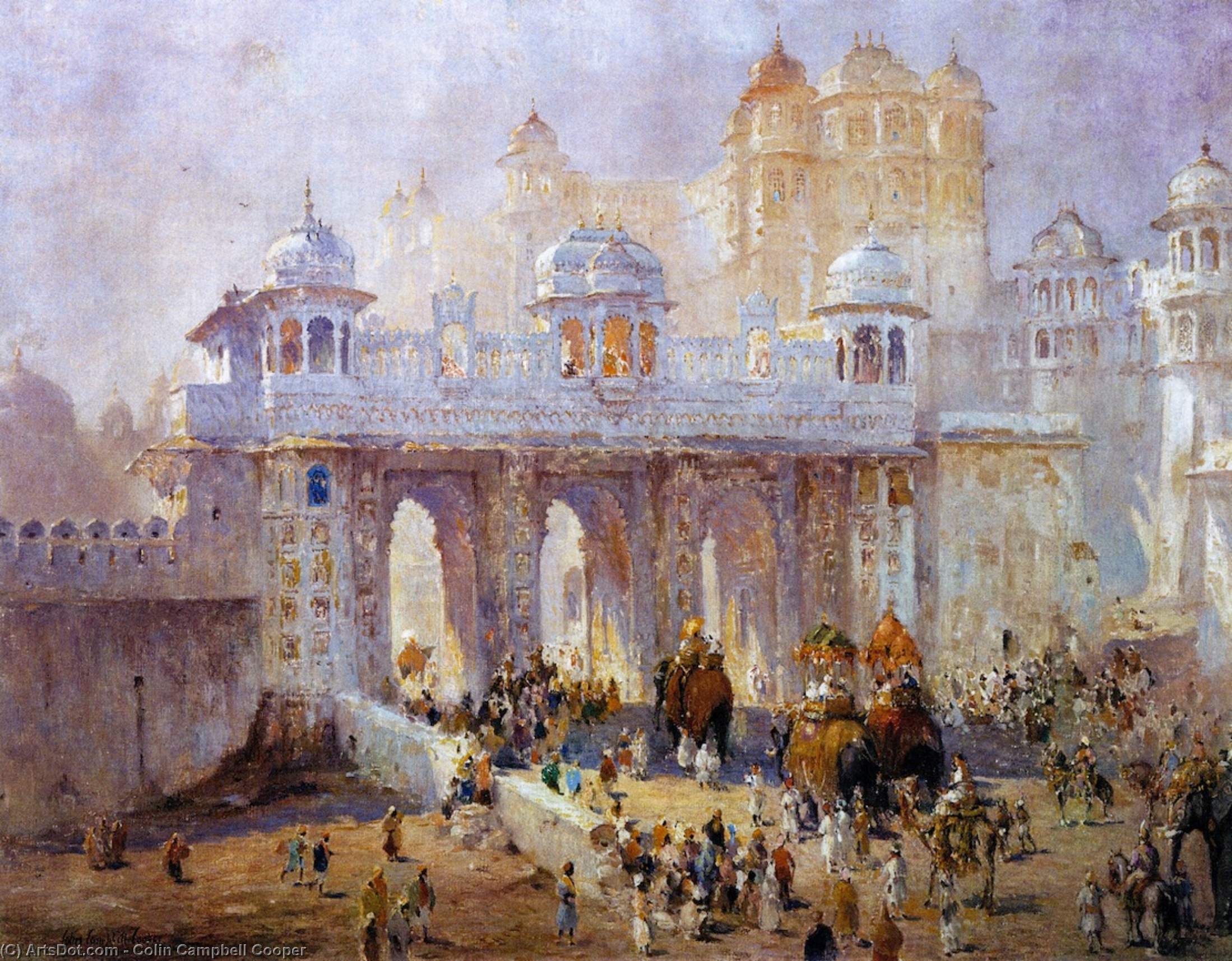 Palace Gate, Udaipur, India — Колин Кэмпбелл Купер