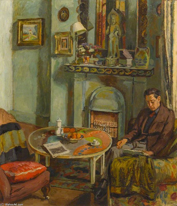 Interior With Duncan Grant — Ванесса Белл